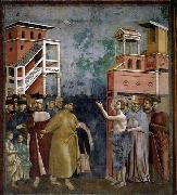 GIOTTO di Bondone Renunciation of Wordly Goods Germany oil painting artist